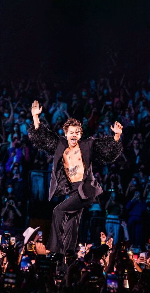 With the raising of a banner, Harry Styles commemorates his historic 15-show run at Madison Square Garden.